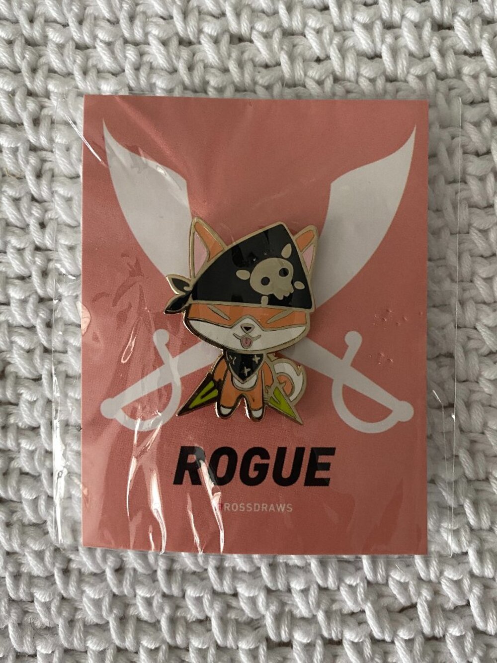 RossDraws (Ross Tran) "Rogue" Milo Enamel Pin